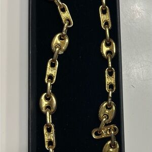 Celine Gold Link Chain Necklace -